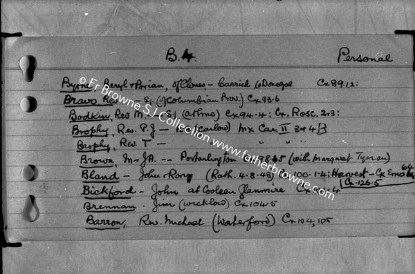 FR BROWNES INDEX